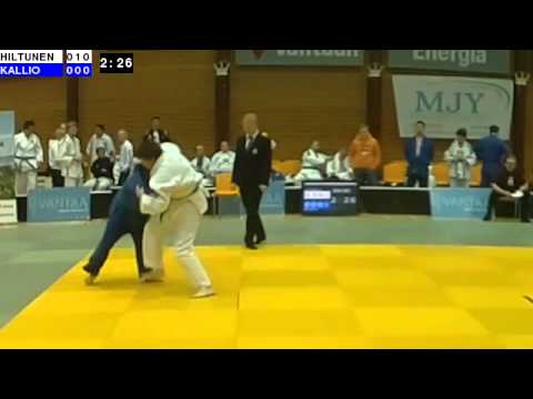Sovelletun judon SM 2015: SM-90: HILTUNEN - KALLIO