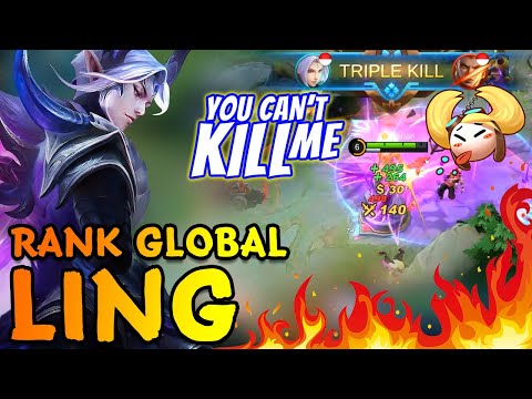 ENEMY CAN'T KILL ME | Ling Best Meta Build | Best Build Ling 2021 | Top Global Ling ~ MLBB