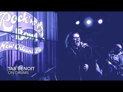 Kennedy Kuntz at Tab Benoit’s Blues Reunion Show at Rock ‘n Bowl New Orleans