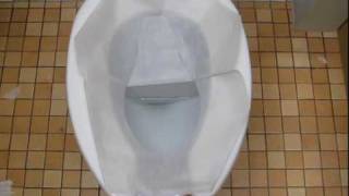 The Proper Way to Put on a Toilet Seat Cover