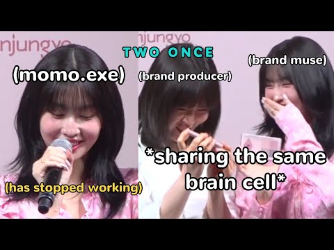 momo's so *unserious* that she even affected the brand's producer 😂