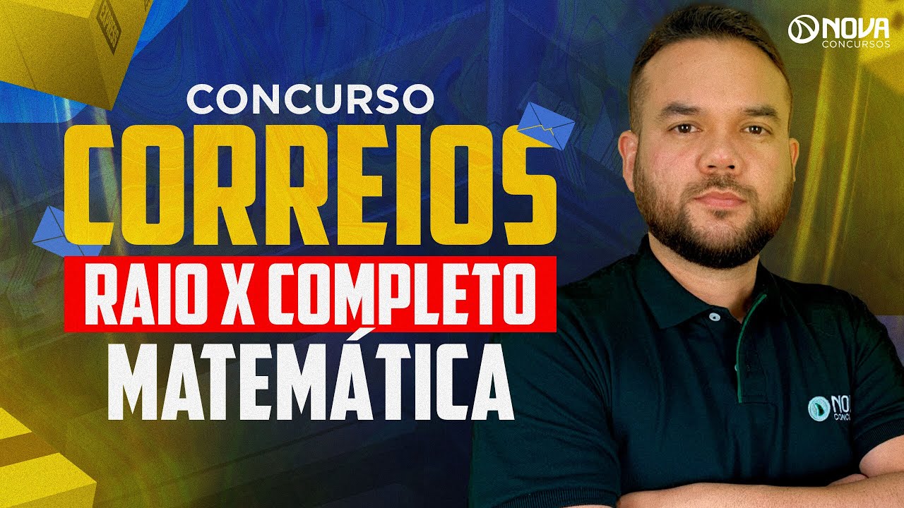 CONCURSO CORREIOS 2024: COMO ESTUDAR MATEMÁTICA