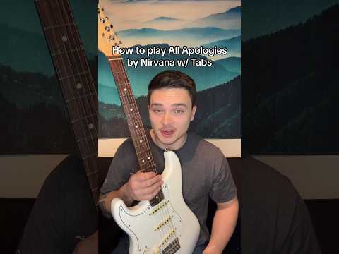 How to play All Apologies by Nirvana #shorts