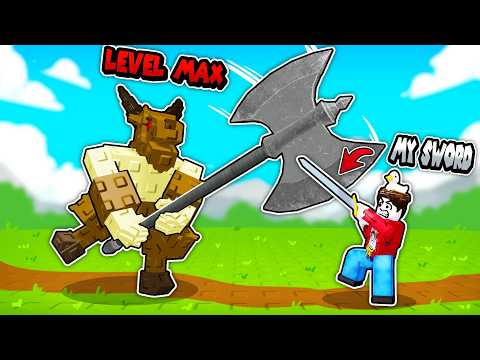 I evolved to GODLY weapons to defeat Bosses in Roblox