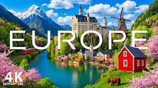 Spring In Europe 4K UHD 🌷 Romantic Streets, Blooming Gardens & Scenic Views - VIDEO 4K UHD
