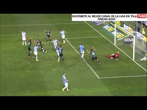 Malaga vs Betis 2-2 Gol Jordi Figueras Jornada 12 2013/2014 - AllGoalsLFP