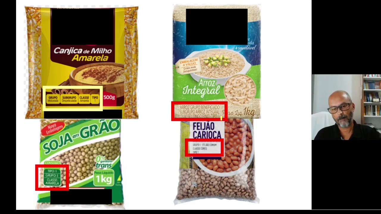 Classificação de grãos de cereais