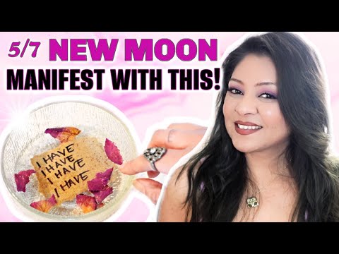 NEW MOON MAY 7-8 🌑 THE PERFECT MOON FOR MANIFESTATION 🌑 3 POWERFUL RITUALS