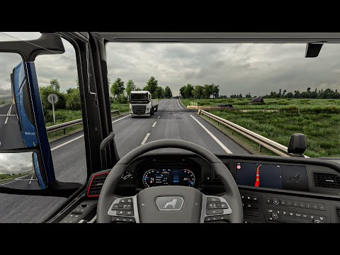 4K Realistic Mod Ultra Graphic MAN 2025 |Euro Truck Simulator 2 1.56 Snowymoon Mod Gameplay