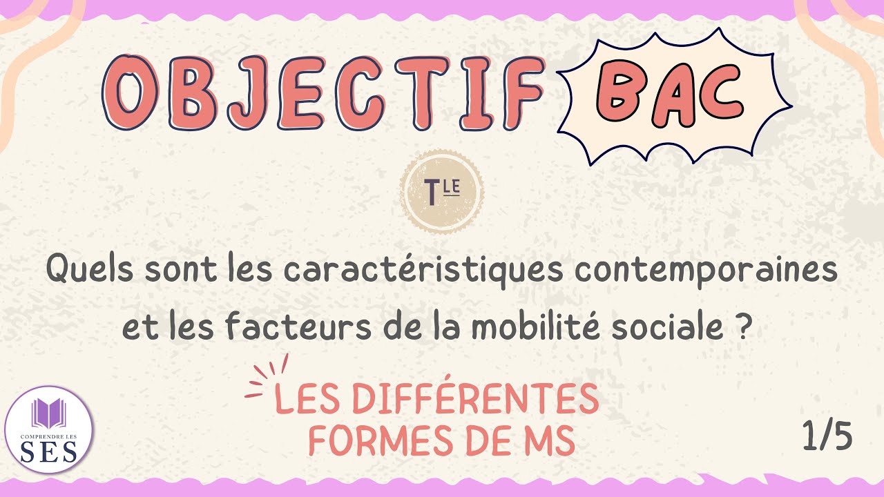 [BAC] Cours Mobilité Sociale - Les formes de mobilité sociale