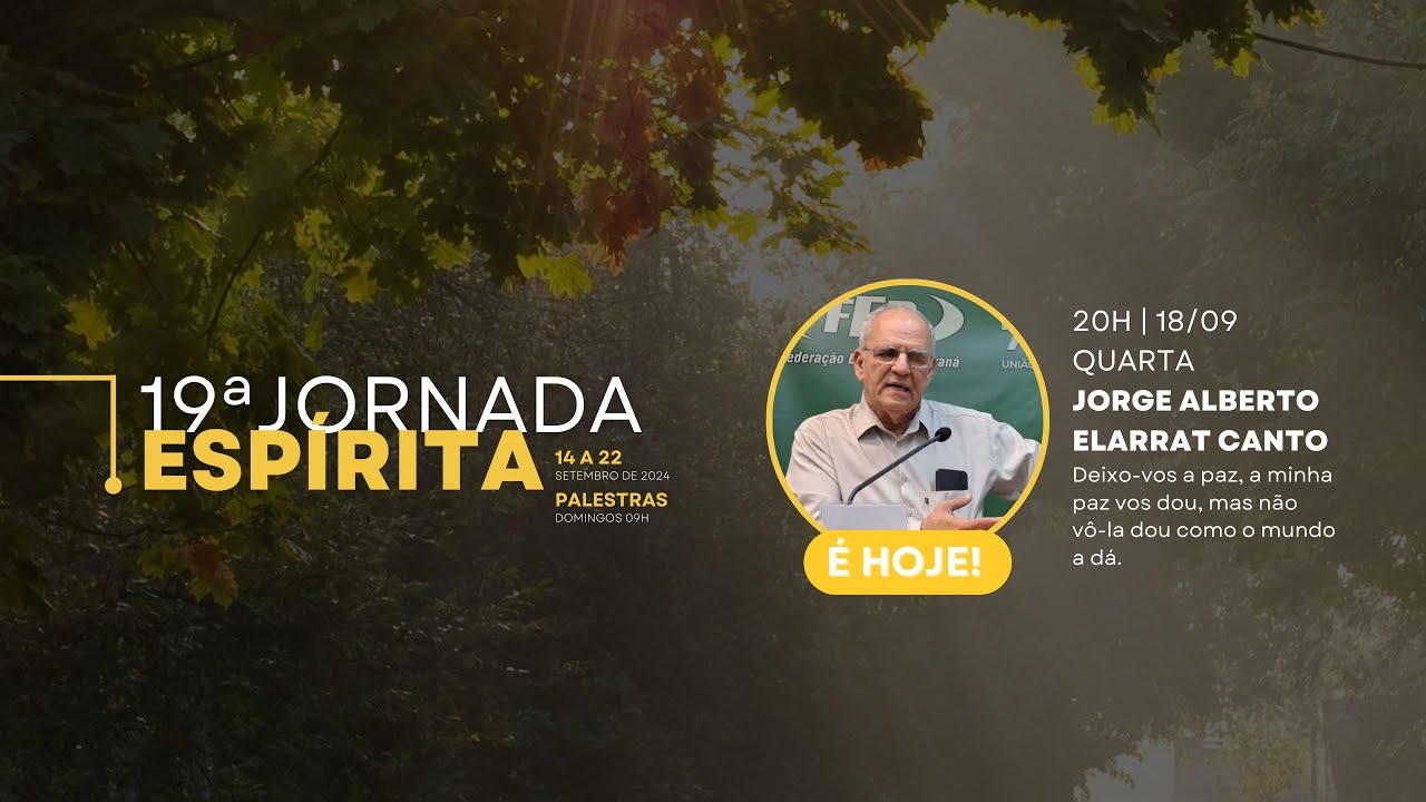 JORGE ALBERTO ELARRAT CANTO - DEIXO-VOS A PAZ, A MINHA VOS DOU, MAS NÃO VÔ-LA DOU COMO O MUNDO A DÁ