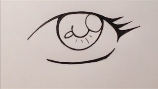 How to Draw Manga Eyes - Beginners (easy way)