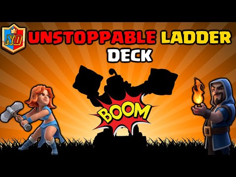 NEW! UNSTOPPABLE MEGA KNIGHT Ladder Deck in CLASH ROYALE! 😎