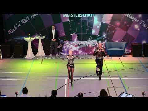 Lucy Wiedemaier - Andreas Meier, DM 19, Rock´n´Roll, Finale, A-Klasse, Fußtechnik