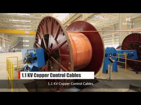 Copper havells 4 core electric power cable