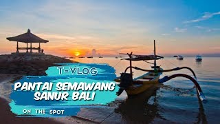VLOG | Melukat dan Menikmati Senja di Pantai Semawang Sanur Bali