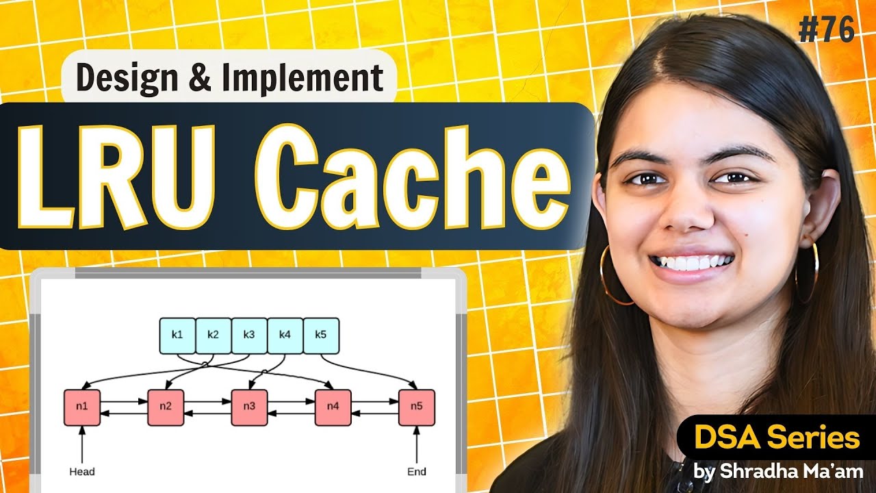 L76. Implement LRU Cache | Linked List