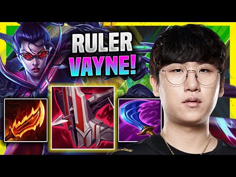 RULER IS SO GOOD WITH VAYNE! - GEN Ruler Plays Vayne ADC vs Samira! | Season 11