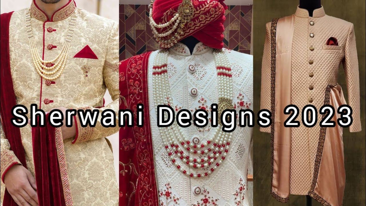 Latest 30+ Groom Sherwani Designs 2023 #sherwani