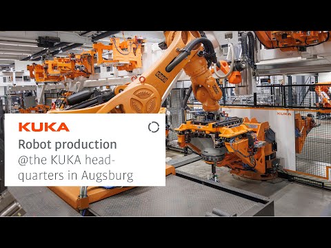 Robot production at the KUKA headquarters in Augsburg
