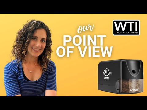 AFMAT Electric Pencil Sharpener - WTI product video review