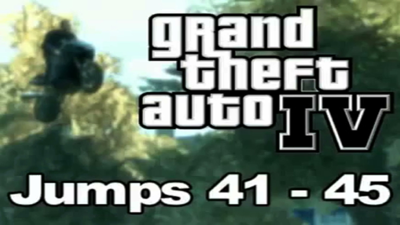 GTA IV Stunt Jumps 41-45 - YouTube