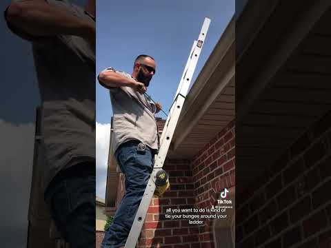 #Ladder Safety 101 🦺 #laddersafety #safety #safetyathome #diyhome #hacks #homeappliances