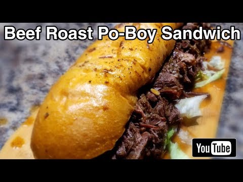 Po'Boy Sandwich | Roast Beef Po Boy Sandwich