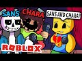 I Pretended To Be SANS CHARA In Roblox Friday Night Funkin
