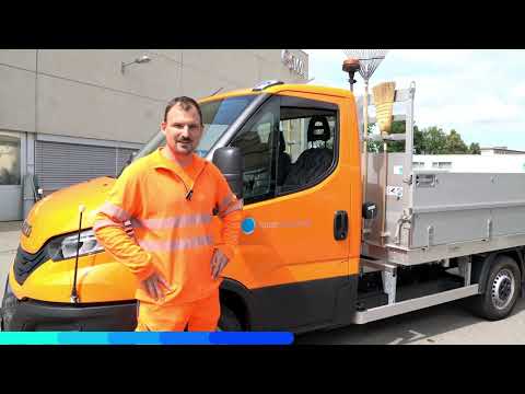 Unsere vielseitigen IVECO eDaily Fahrzeuge im Einsatz bei der Stadt Lenzburg