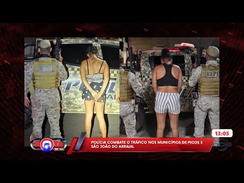 Polícia combate o tráfico nos municípios de Picos e São João do Arraial 26 01 2026