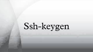 Ssh-keygen