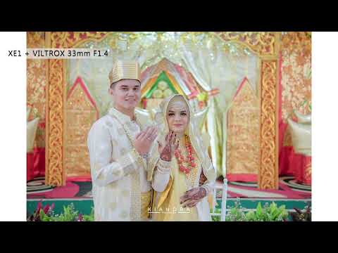 Fujifilm X-E1 and Viltrox 33mm F1.4 in 2022 is still worth it / Wedding Minang Hasan & Nina