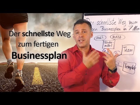 Der schnellste Weg zum fertigen Businessplan