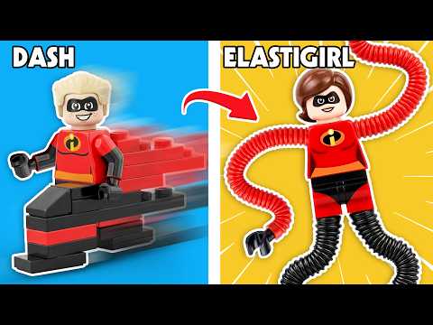 How to DIY All Characters in LEGO The Incredibles | BEAR Bricks
