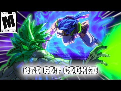 When GOGETA LITERALLY Beat the SENSE back into BROLY! (ft @zephfire_16 )