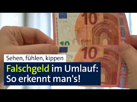 Increased counterfeit money in circulation: Fake notes easily identified | Abendschau | BR24