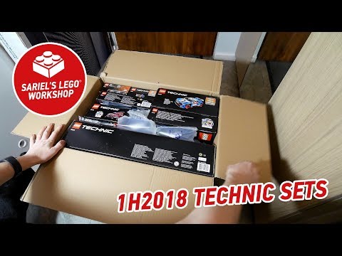 LEGO all 1H2018 Technic sets unboxing