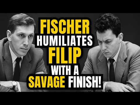 Fischer's BRUTAL Squeeze: CRUSHING Filip in a 1962 Ruy Lopez BLOODBATH | Curacao Candidates Thriller