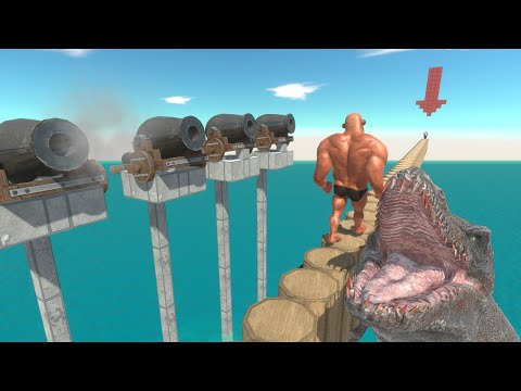 Super Cannon Challenge | Who Can Survive? - Animal Revolt Battle Simulator