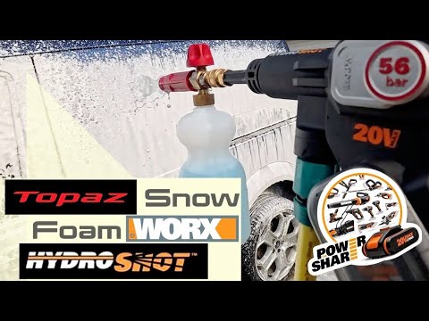 Topaz Snow Foam with Worx Hydroshot 56bar Part 4