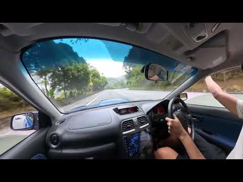 718 Cayman Pushing Subaru STI Genting Uphill