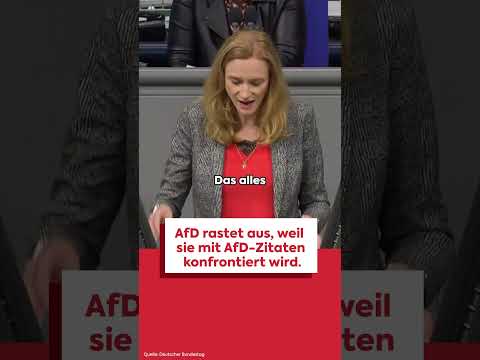 Nazis heulen: AfD im #Bundestag mit eigenen Aussagen konfrontiert.