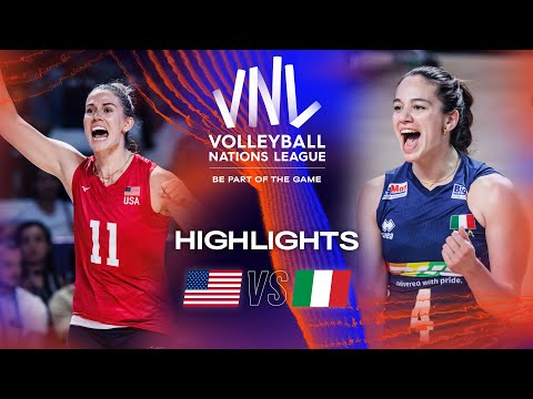 🇺🇸 USA vs. 🇮🇹 ITA - Highlights Week 1 | Women's VNL 2023