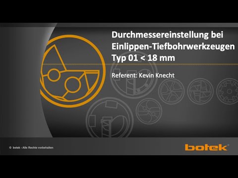 Wie stellt man das Einlippen-Tiefbohrwerkzeug Typ 01 richtig ein?