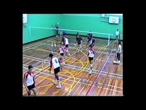Pioneer Volleyball NZ - Men's training Apr 91 - Pioneer v Vikings May 91