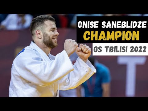 Onise Saneblidze Judo Champion Tbilisi 2022 Georgia Judo Best Ippon