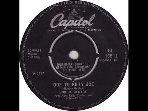 UK New Entry 1967 (231) Bobbie Gentry - Ode To Billy Joe