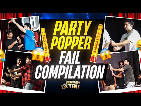 PARTY POPPER FAILS At India's Got Latent