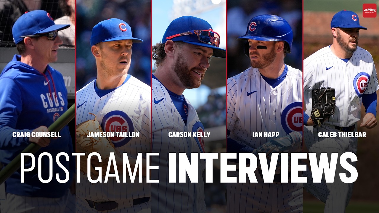 Cubs Postgame Interviews: Craig Counsell, Jameson Taillon, Carson Kelly,  Ian Happ, and more